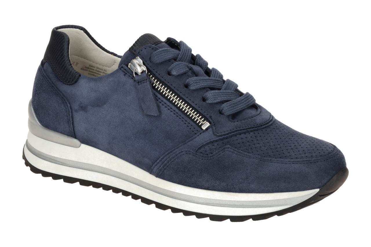 Gabor 66.528.26 blau - Sneakers f?r Damen