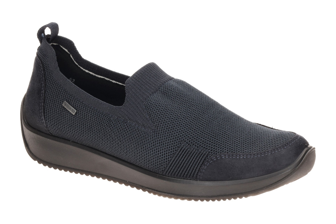 ara 12-54054 Lissabon 4.0 GTX Damen Slipper blau bequem stretch GORE-TEX