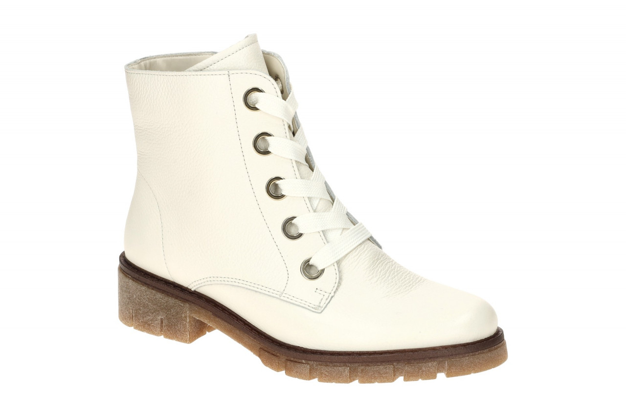 ara 12-23126 09 Damen Stiefeletten creme wei? Echtleder High Soft Fu?bett