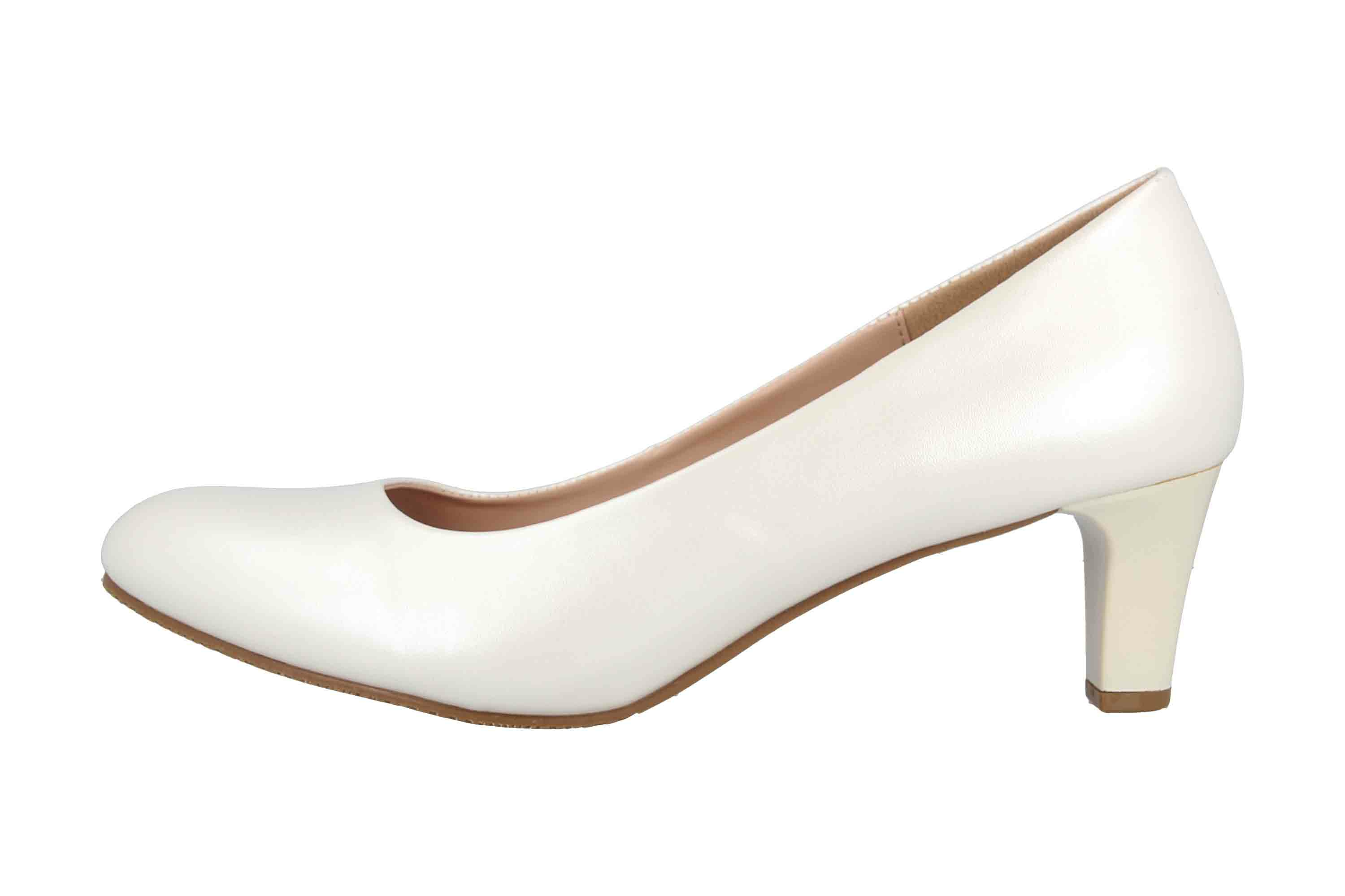 LadyPepp Pumps in Übergrößen Weiß 2GY0211501 White Metallic ... 42