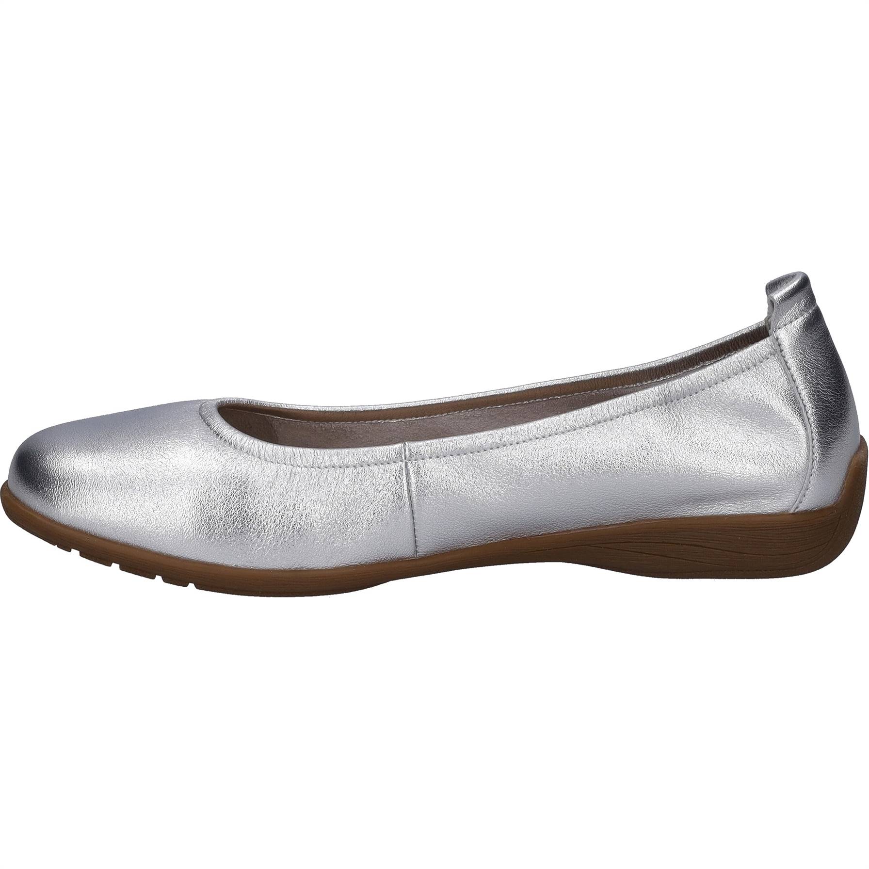 Josef Seibel Fenja 01 Ballerinas in Übergrößen Silber 74801-... Onesize