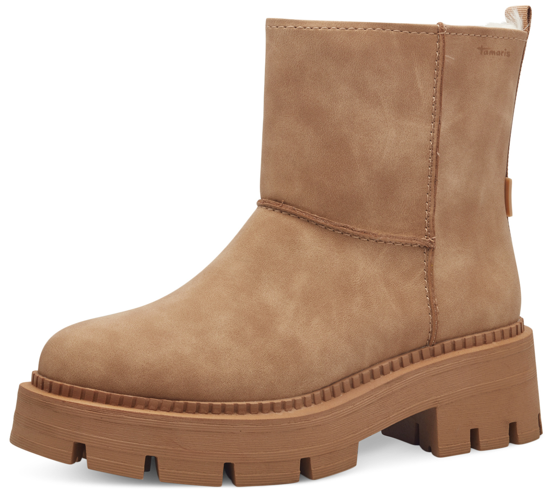 Damen Elegante Stiefelette Winterschuhe 1-26439-43 Braun 3... 38