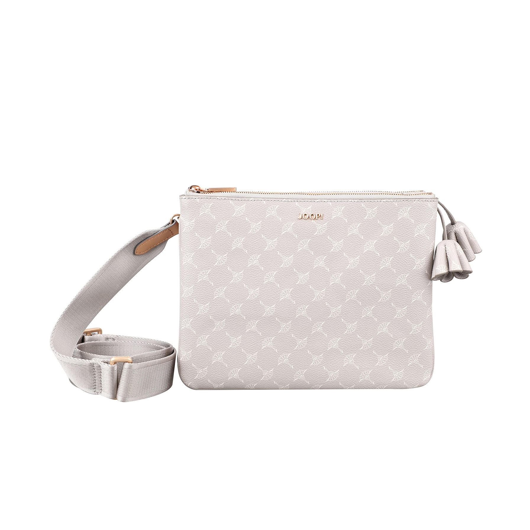 Handtaschen taupe Schultertasche Milva -