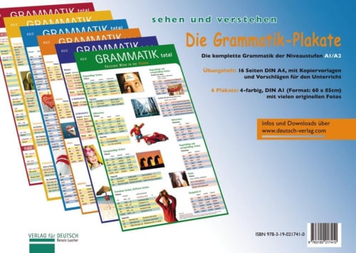 Grammatik-Plakate/Übungsheft und 6 Plakate