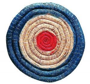 Strohzielscheibe 6 cm stark für Bögen für Bogensport