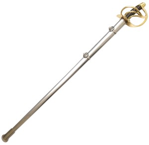 Französisches napoleonisches Kürassierschwert von 1801 + scharf + echt