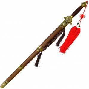 Tai Chi Schwert mit Damastklinge Drei Reiche