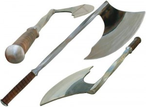 Bartaxt kaufen Deluxe Mittelalter aus Ganzstahl