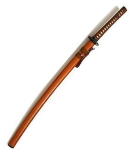 Katana Mommu + Braun + gefaltet + Hamon