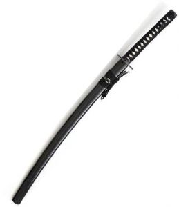 Katana aus Damast- gefaltet + Drachengravur + doppel Bo Hi kaufen