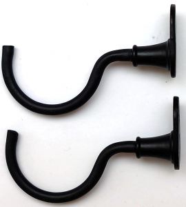 Wandhaken für Samurai Schwert, in schwarz