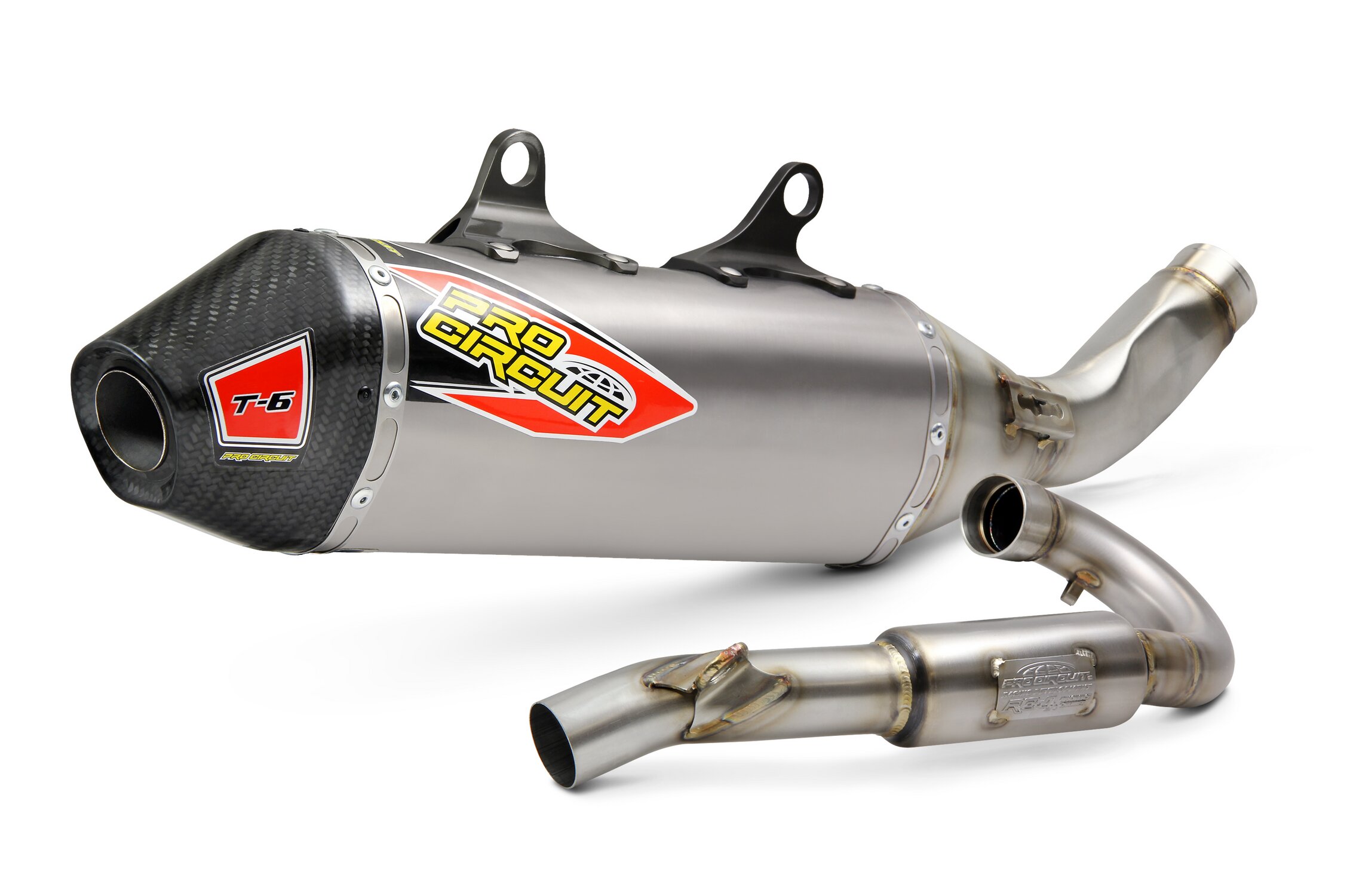 Komplettanlage KTM SX-F 450 / Husqvarna FC 450 Pro Circuit T6 Edelstahl / Carbon 2023