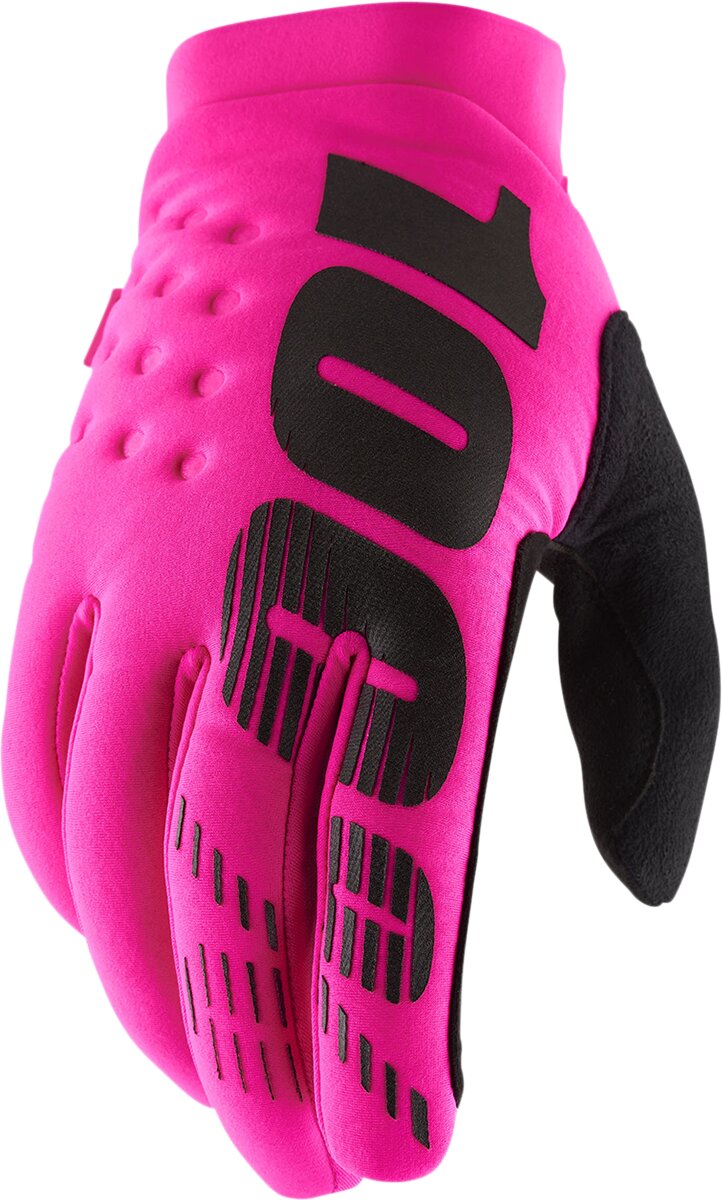 Motocross Handschuhe 100% Brisker neon pink S