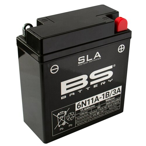 Batterie SLA BS Battery 6N11A-1B/3A 6V 11,6Ah