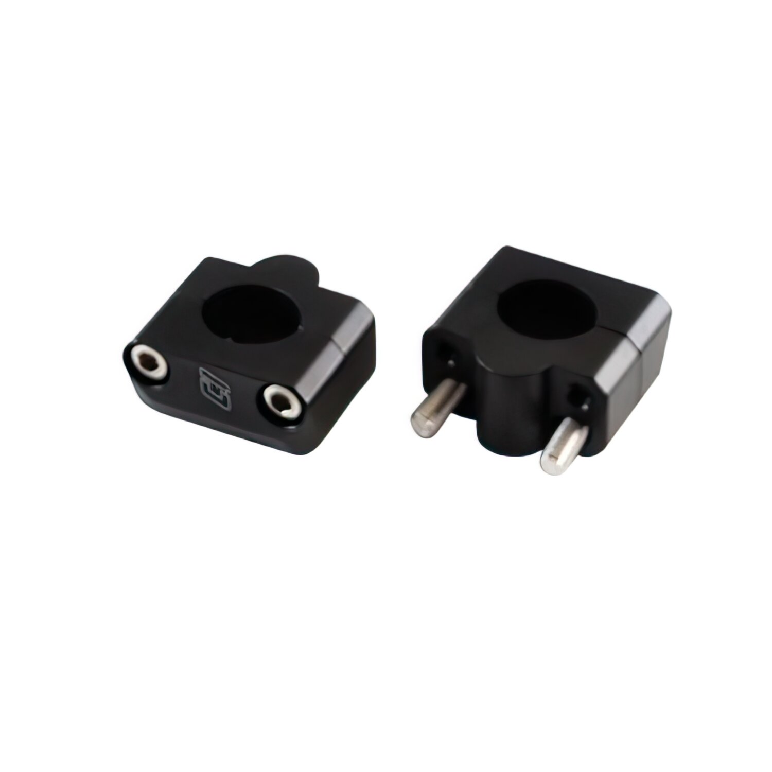 Lenkerklemmen Alu D.28,6mm Doppler schwarz