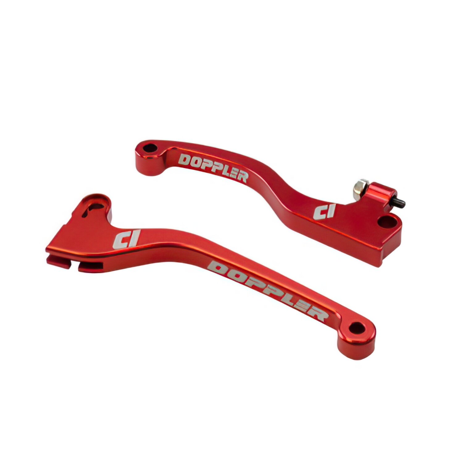 Hebelset Typ J.Juan Doppler CNC rot Rieju/Derbi/Aprilia/Sherco