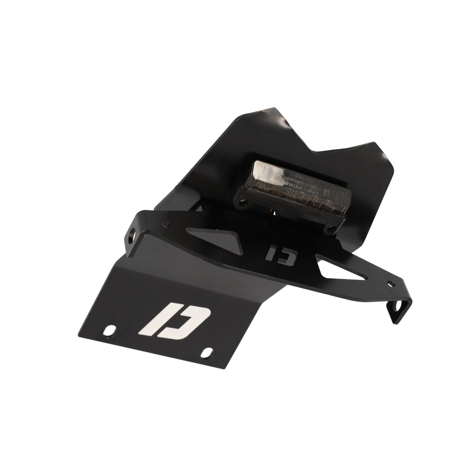 Durchgang über Hinterrad m. Rücklicht Doppler Derbi Senda X-Treme 2011 - 2018 Alu schwarz