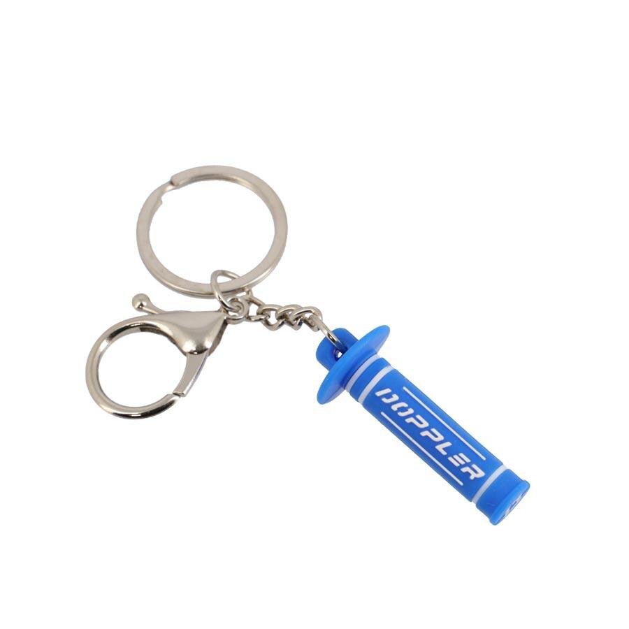 Schlüsselanhänger Griff Doppler Blau