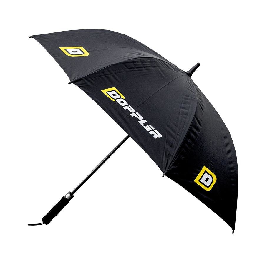 Regenschirm Doppler Schwarz / Gelb