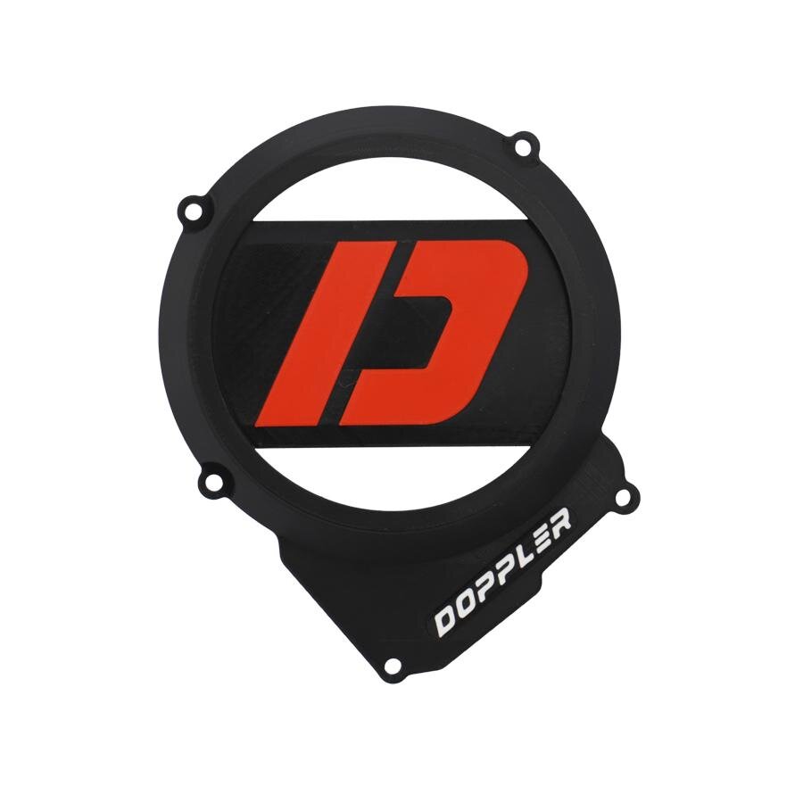 Lichtmaschinendeckel Doppler 3D AM6 Schwarz / Rot