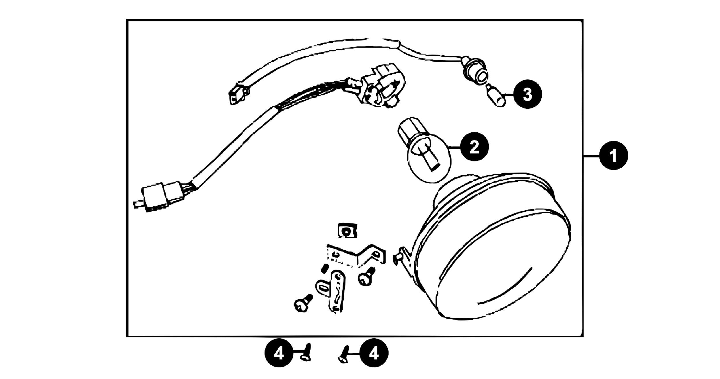 Baotian Carino Ersatzteile Scheinwerfer