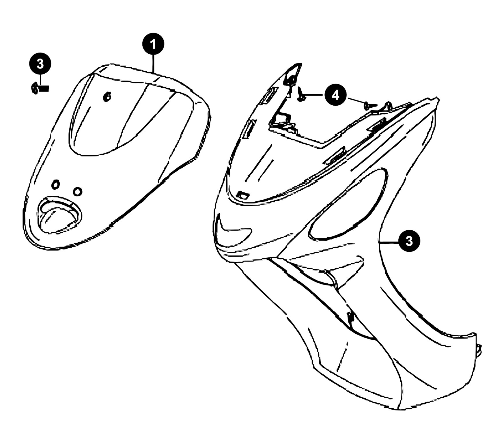 Baotian Speedy Ersatzteile Frontverkleidung