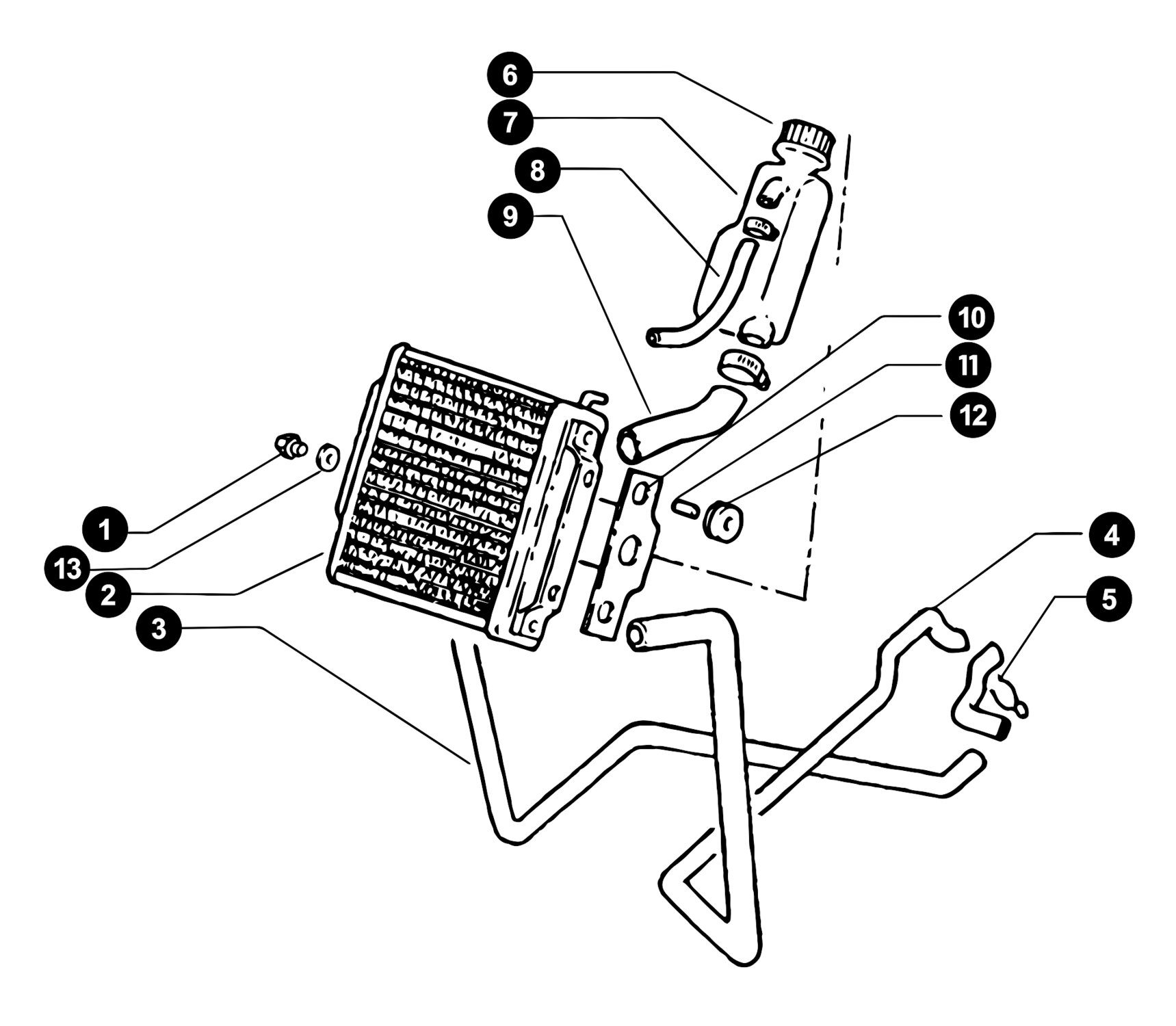 Beta Ark Ersatzteile Kühlsystem