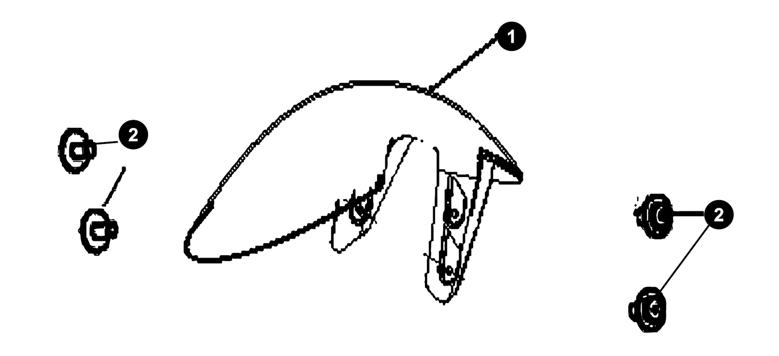 Generic ROC Ersatzteile Schutzblech vorn