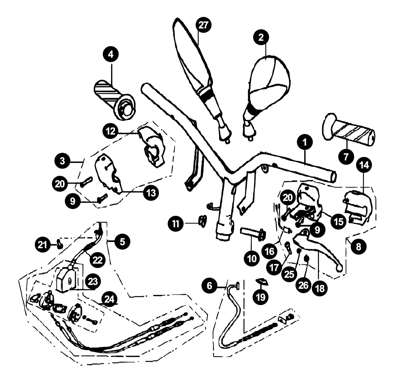 Generic XOR Ersatzteile Lenker