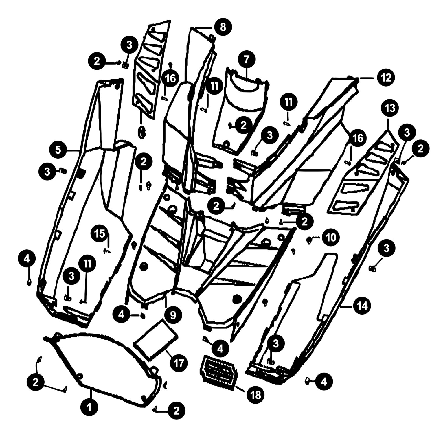 Generic XOR Ersatzteile Unterboden