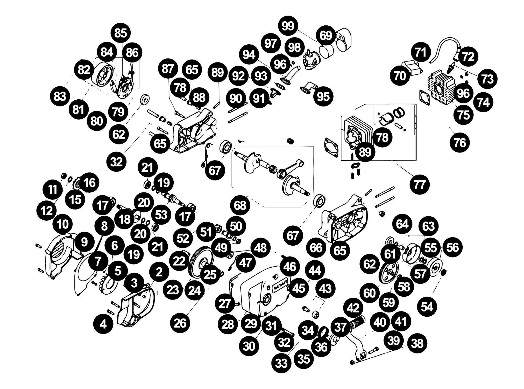 Beta Cyclo Ersatzteile Motor