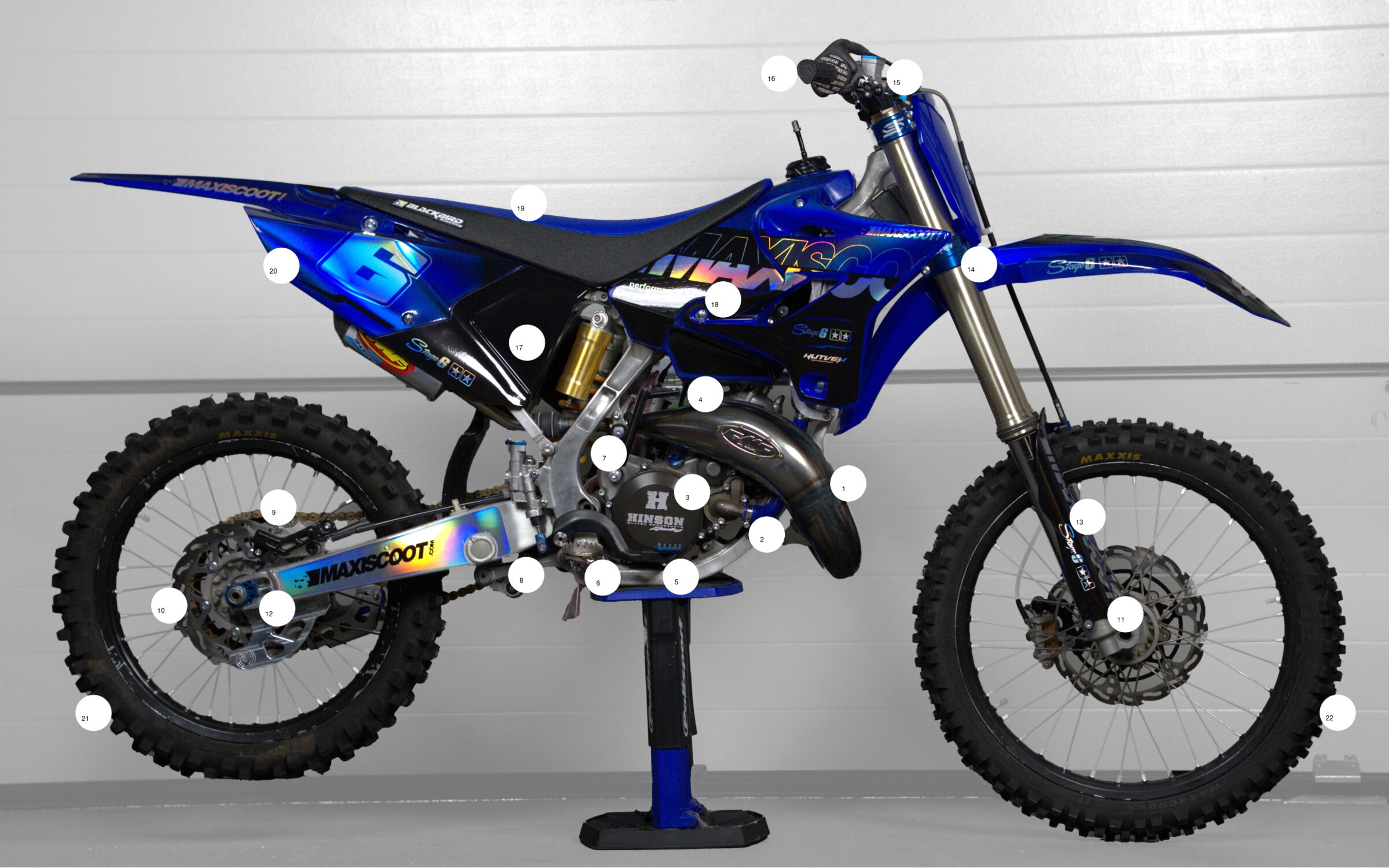 Yamaha YZ125 Tuned by Maxiscoot