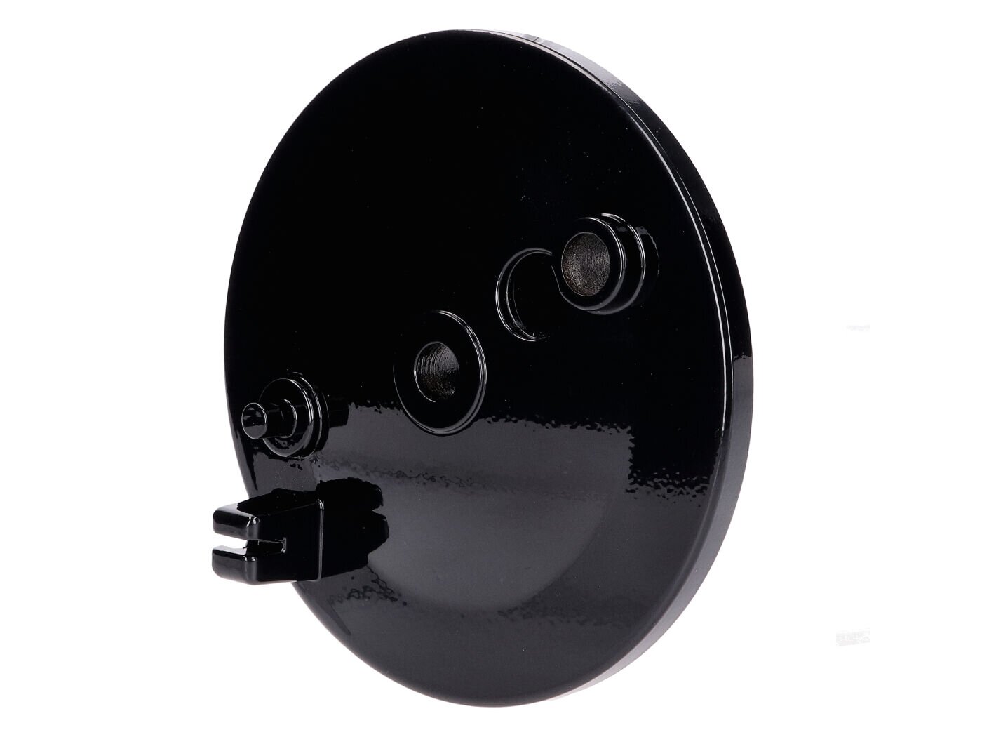 Bremsschild hinten ohne Bohrung Bremslicht schwarz Simson S51