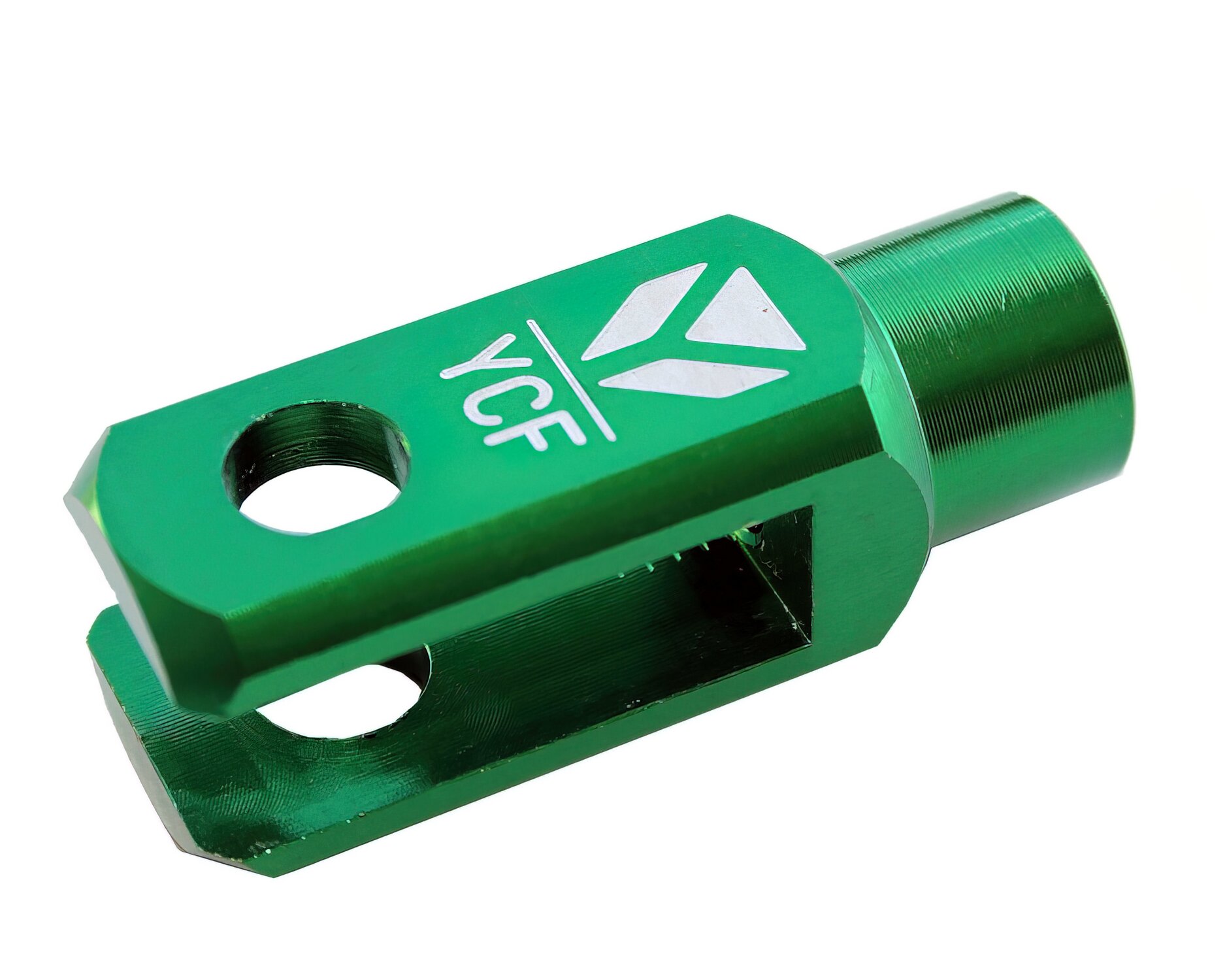 Einsteller / Gabelkopf Hinterradbremse YCF Factory Pit Bike / Dirt Bike grün