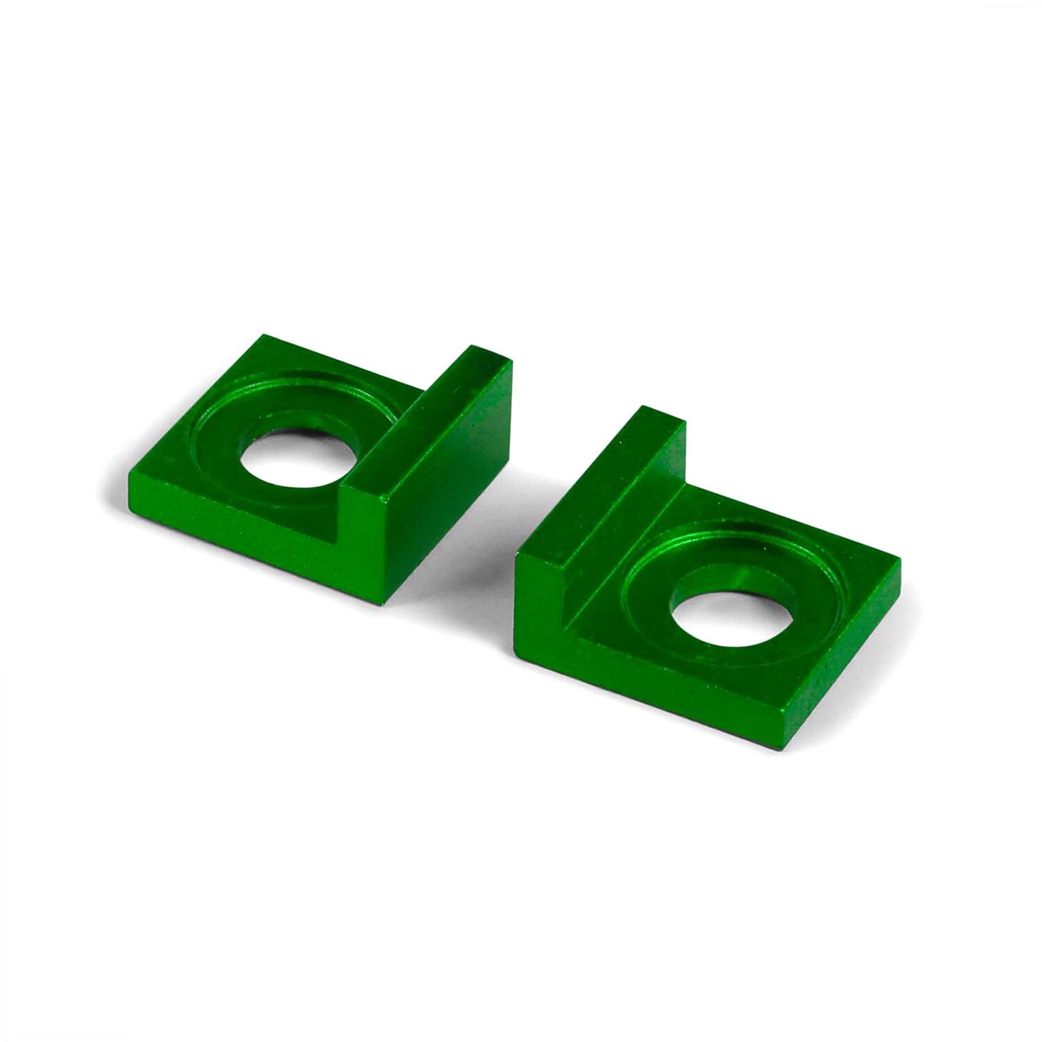 Kettenspanner Alu grün - D.12mm Pit Bike / Dirt Bike