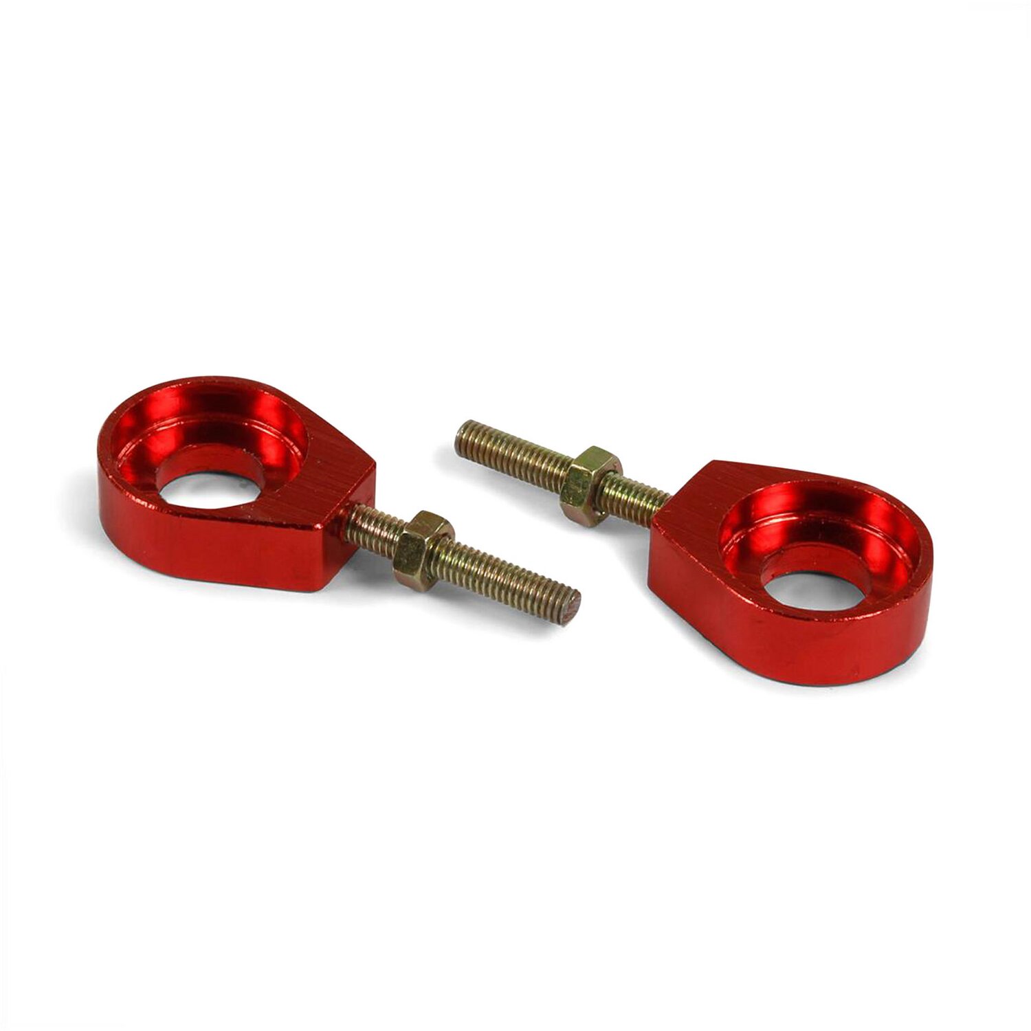 Kettenspanner Alu rot - D.12mm Pit Bike / Dirt Bike
