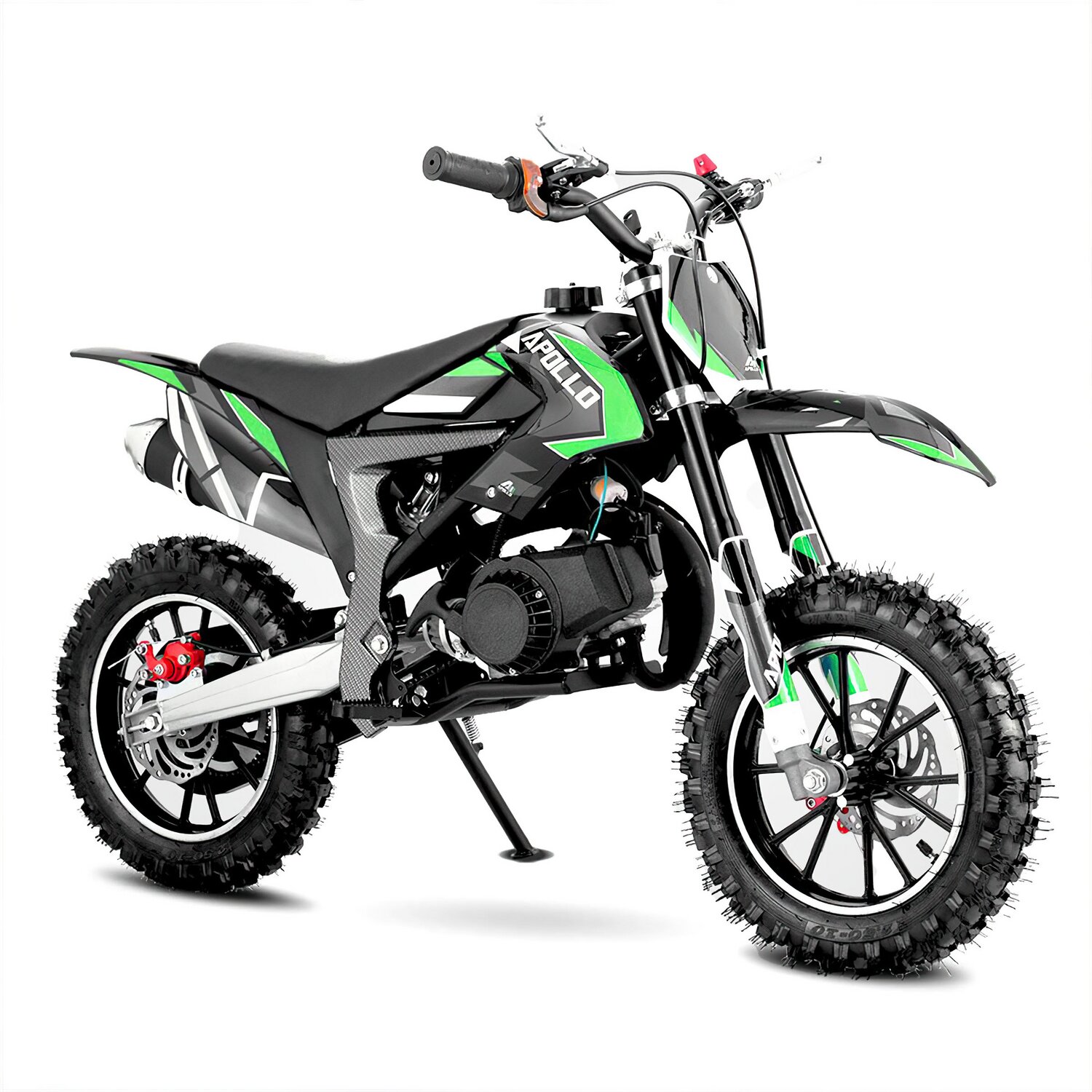 Dekorkit Verkleidung Pit Bike / Dirt Bike Apollo Falcon grün