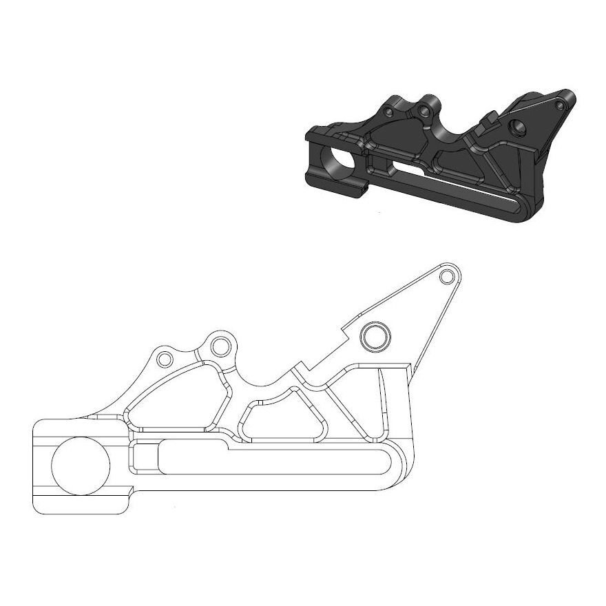 Bremssatteladapter Moto Master Oversize 240mm KTM / Husqvarna
