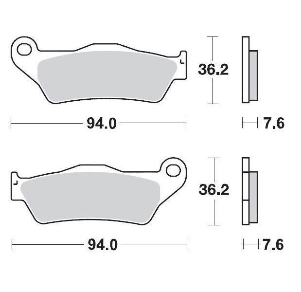 Bremsbeläge vorn Moto Master 093012 Sinter Pro Racing GP KTM / Husqvarna
