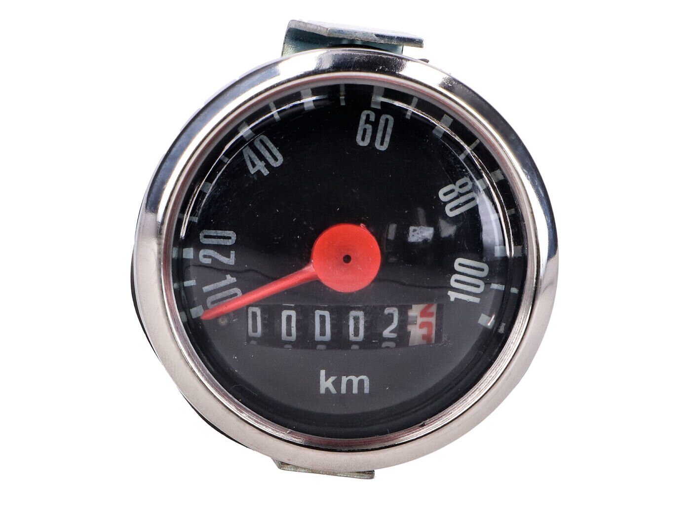 Tachometer 100km/h 48mm Hercules / Kreidler / Puch / Zündapp / Miele / DK schwarz