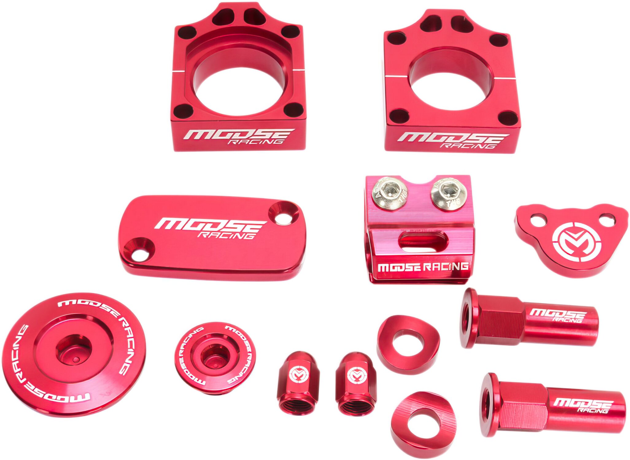 Tuning Kit Bling CNC Moose Racing Honda CRF 250 rot