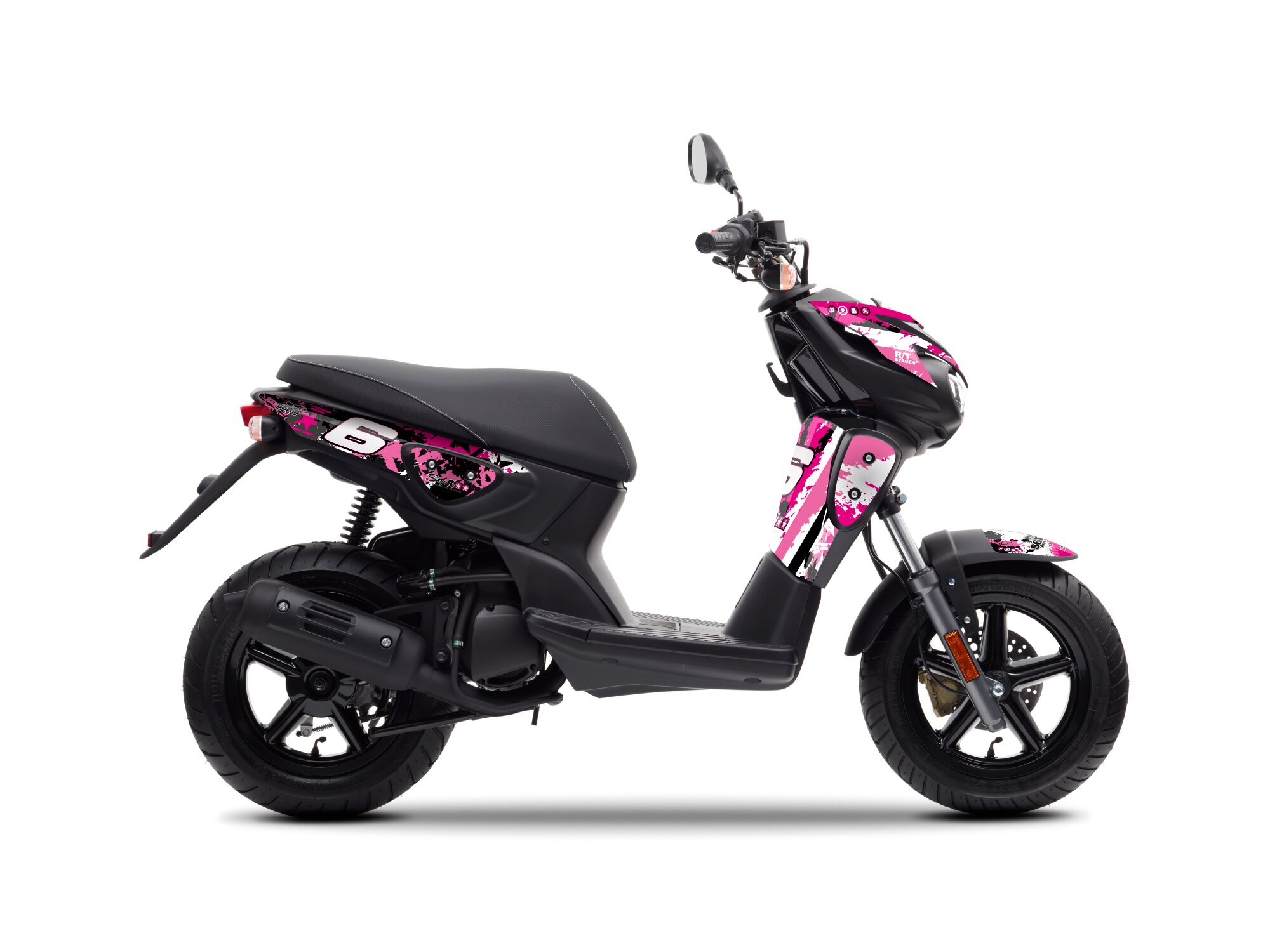 Dekor Kit Yamaha Slider / Stunt Stage6 pink / schwarz