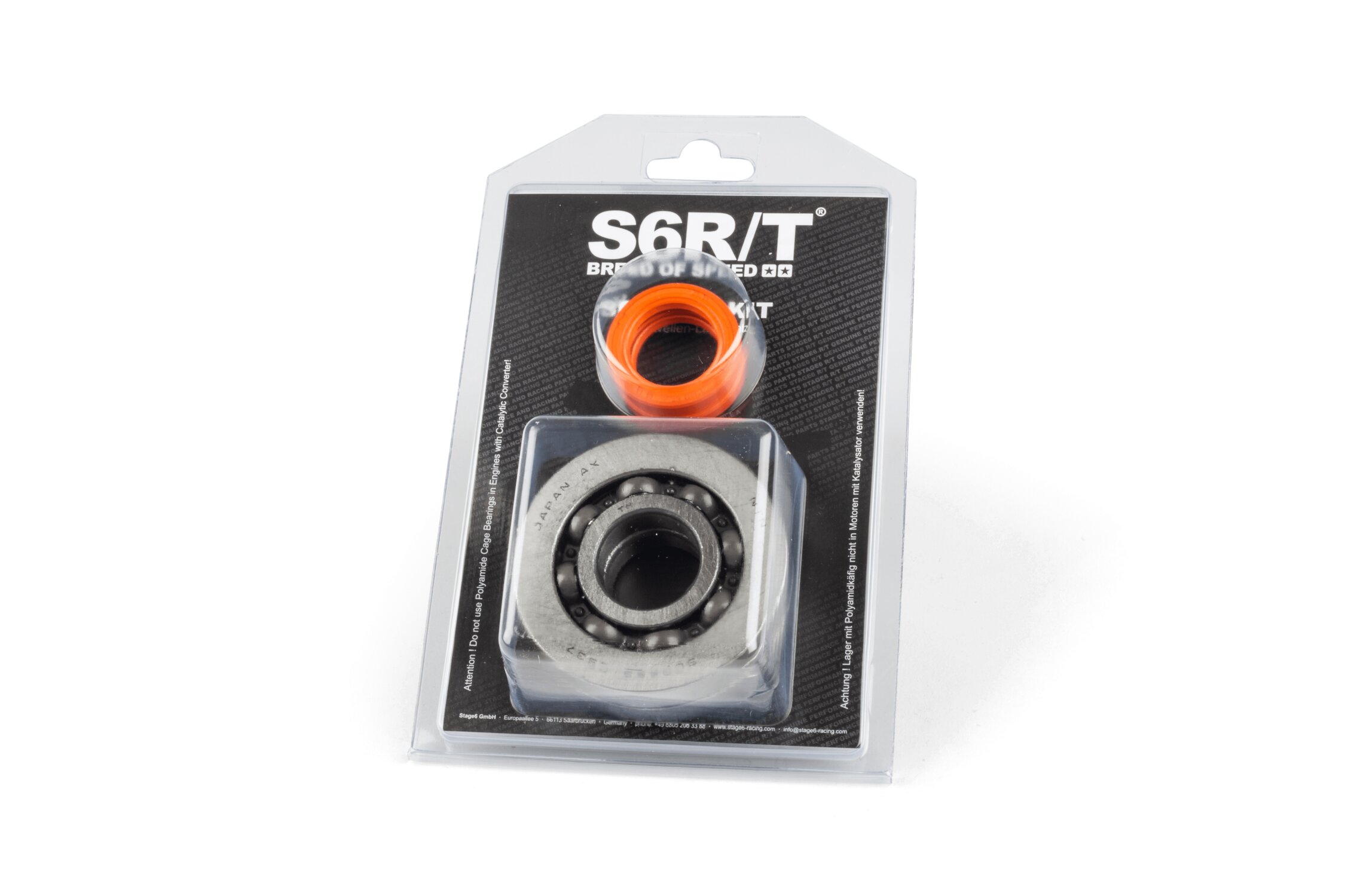 Kurbelwellenlager Set Stage6 R/T Stahl-Käfig Gilera Runner 125 -180 2T