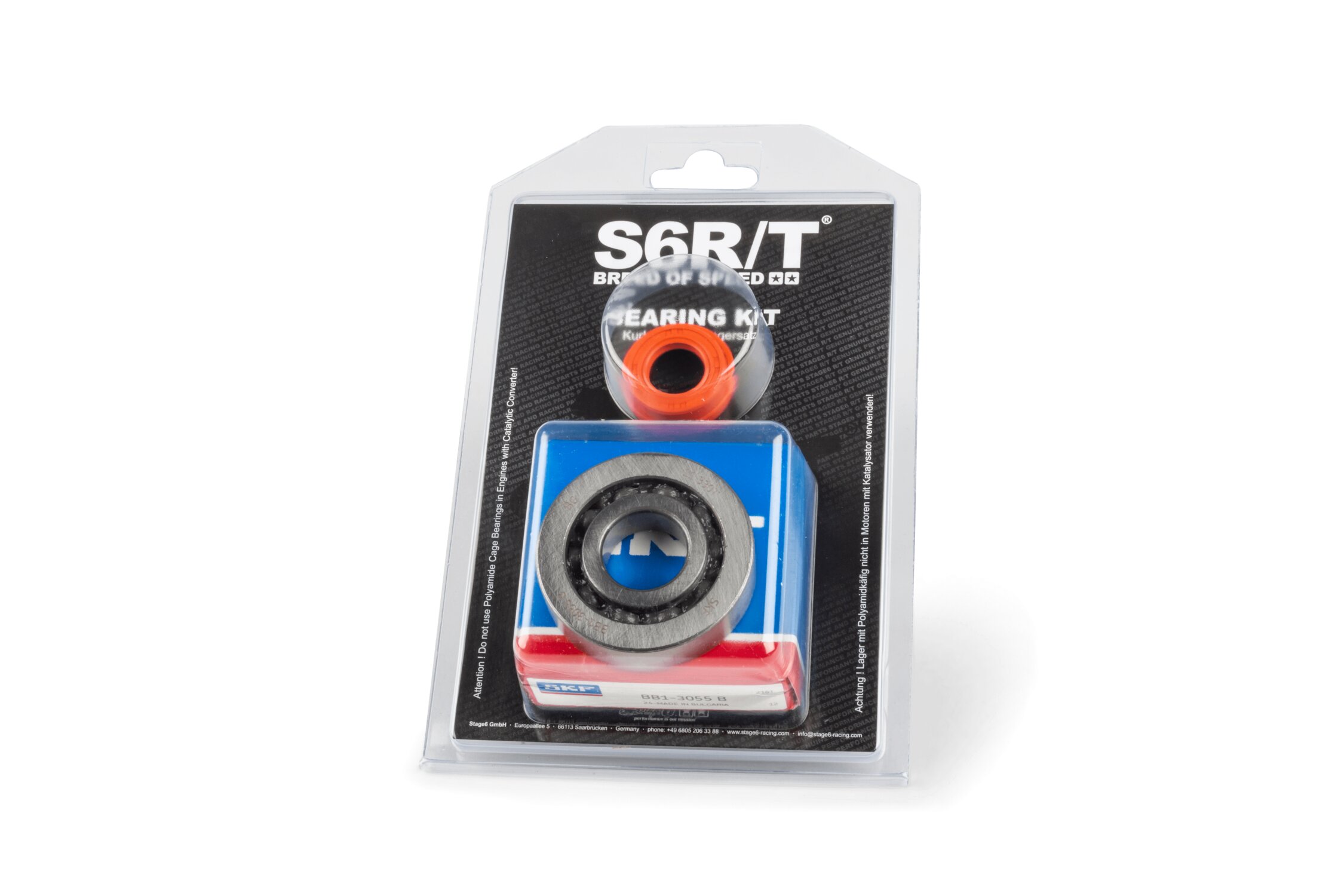 Kurbelwellenlager Set Stage6 R/T C4 Stahl-Käfig Peugeot stehend Euro 1