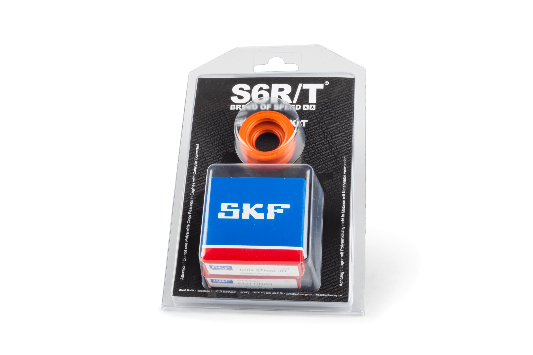 Kurbelwellenlager Set Stage6 R/T C3 Polymer-Käfig für 17 + 20mm Lagersitz AM6