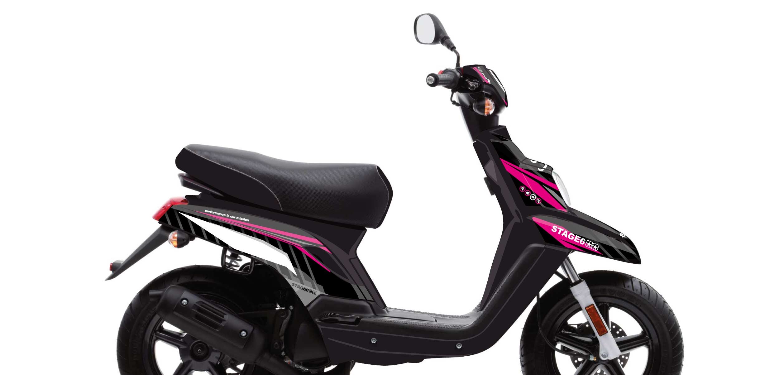 Dekor Kit Yamaha BWs ab 2004 Stage6 Pink