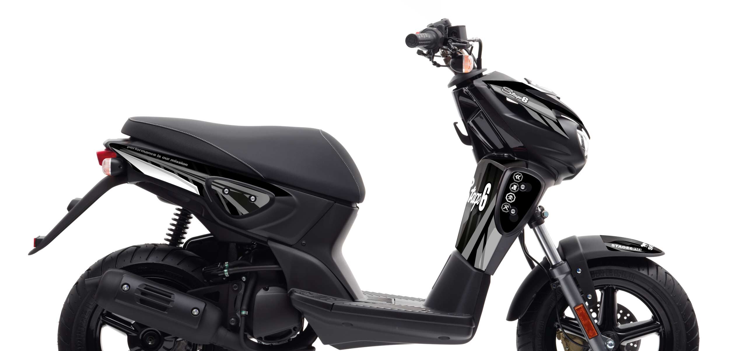Dekor Kit Yamaha Slider Stage6 Schwarz