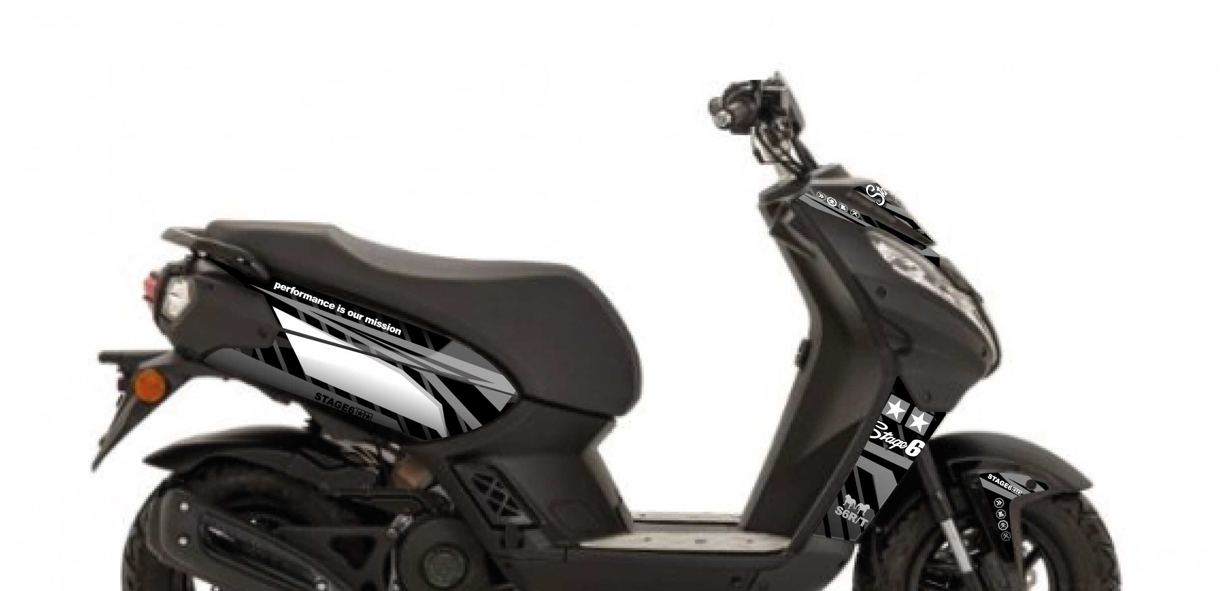 Dekor Kit Peugeot Streetzone Stage6 Schwarz