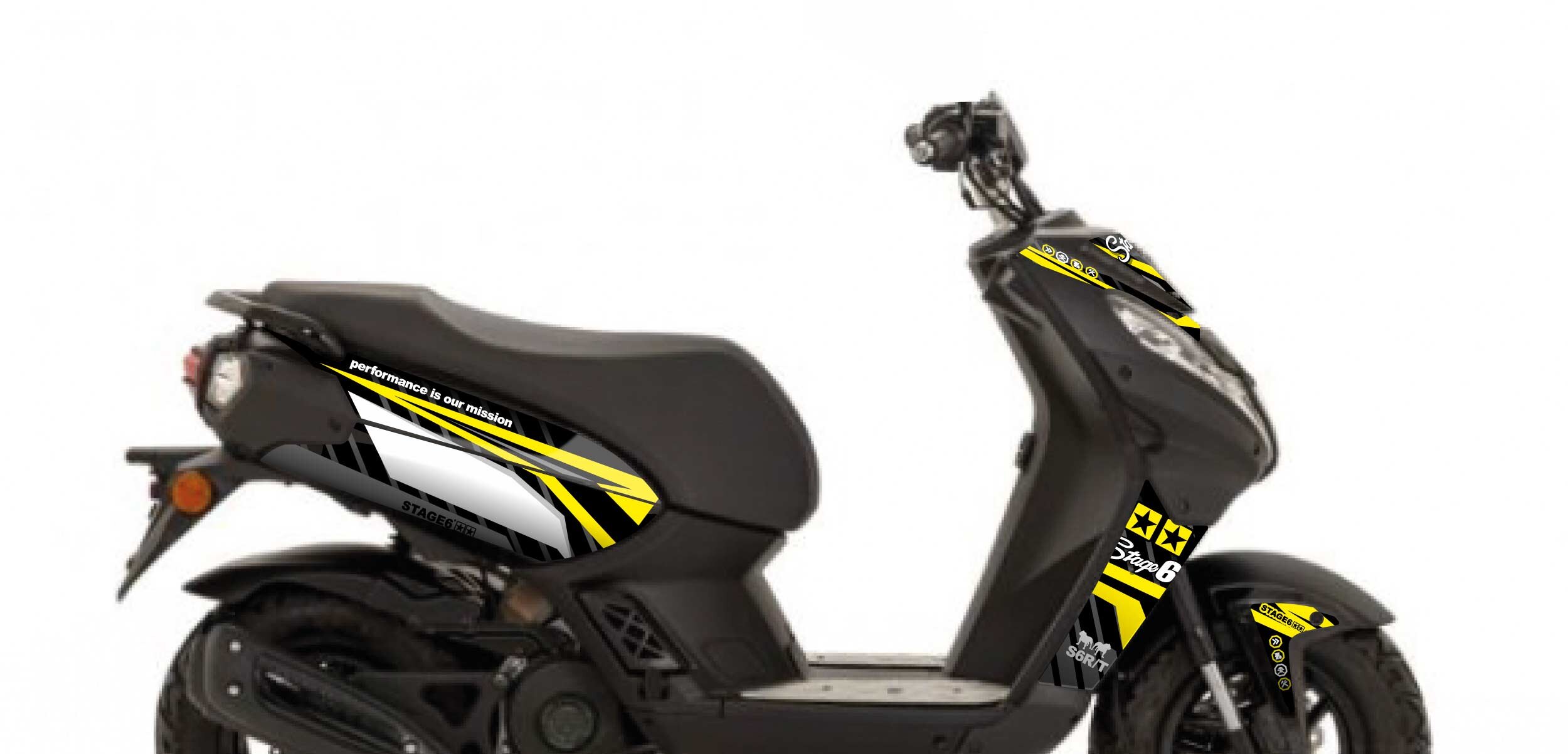 Dekor Kit Peugeot Streetzone Stage6 Gelb