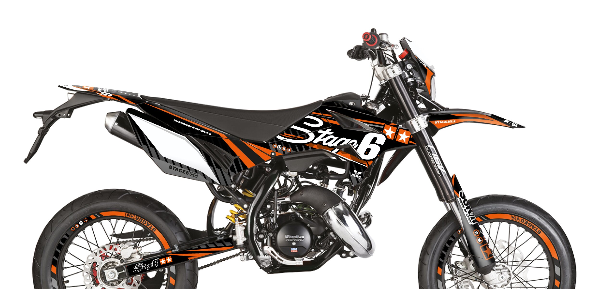 Dekor Kit Beta RR 2011 - 2020 Stage6 Orange